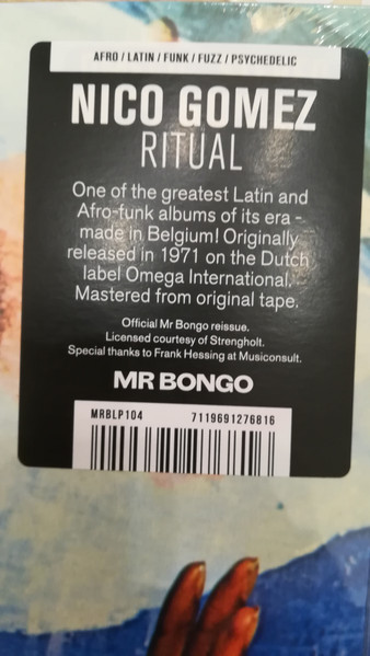 Nico Gomez And His Afro Percussion Inc. - Ritual | Mr Bongo (MRBLP104) - 2
