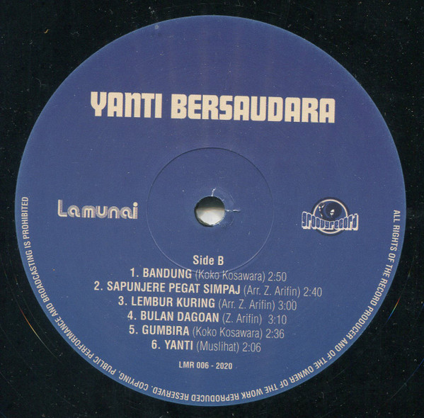Yanti Bersaudara - Yanti Bersaudara | La Munai Records (LMR006) - 4 Yanti Bersaudara - Yanti Bersaudara | La Munai Records (LMR006) - 4