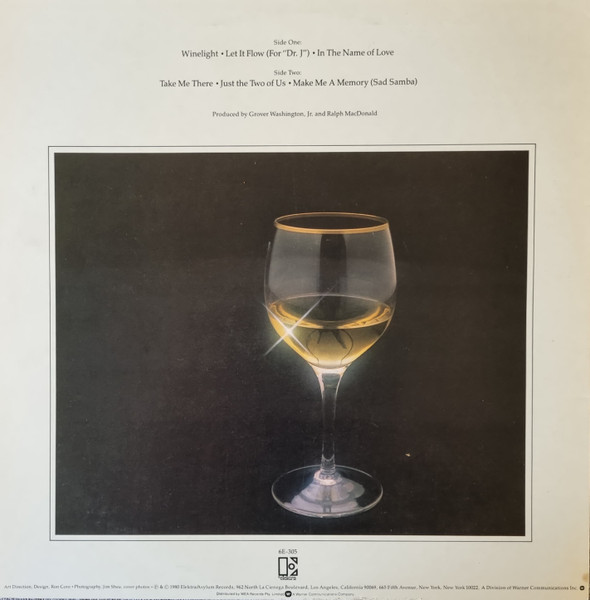 Grover Washington, Jr. - Winelight | Elektra (6E-305) - 2