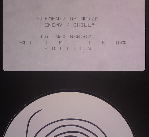 Elementz Of Noize - Enemy / Chill | Mindswitch (MSW002) - main