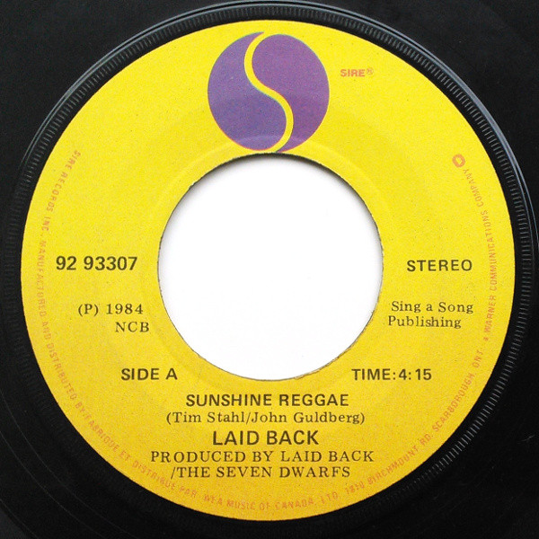 Laid Back - Sunshine Reggae | Sire (92 93307)