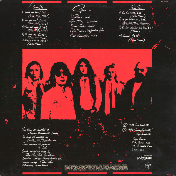 Gillan - Glory Road | Virgin (VL 2204) - 2