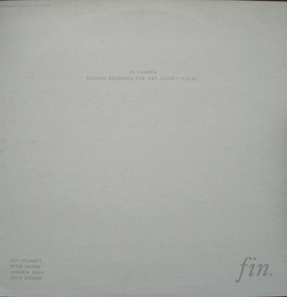 In Camera - Fin | 4AD (BAD 205) - 2