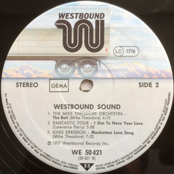Various - Westbound Sound | Westbound Records (WE 50 421) - 4