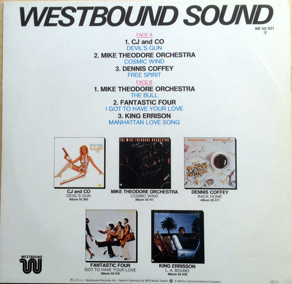 Various - Westbound Sound | Westbound Records (WE 50 421) - 2