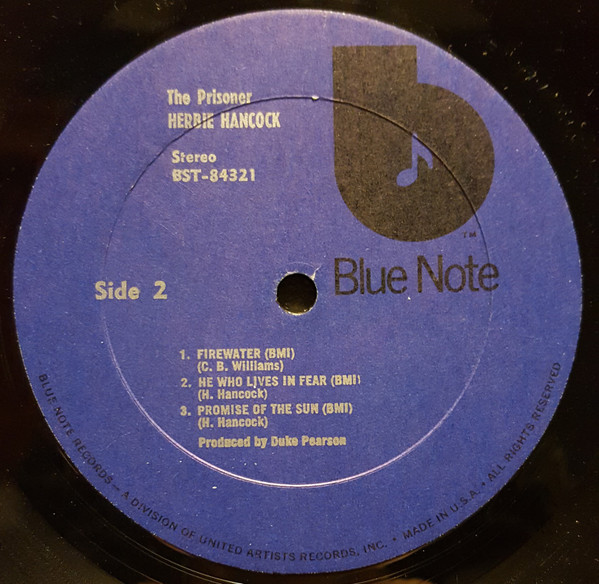 Herbie Hancock - The Prisoner | Blue Note (BST 84321) - 4 Herbie Hancock - The Prisoner | Blue Note (BST 84321) - 4