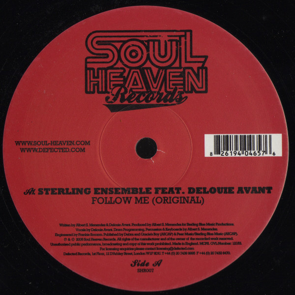 Sterling Ensemble Feat. Delouie Avant - Follow Me | Soul Heaven Records (SHR007) - main