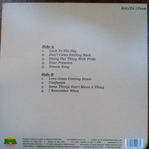 Al-Dos Band - Doing Our Thing With Pride | Kalita Records (KALITA LP006) - 2