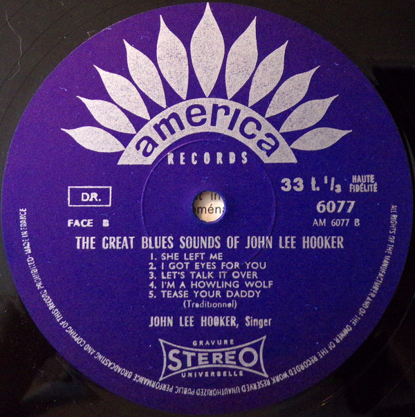 John Lee Hooker - The Great Blues Sounds Of John Lee Hooker | America Records (30AM6077) - 2 John Lee Hooker - The Great Blues Sounds Of John Lee Hooker | America Records (30AM6077) - 2