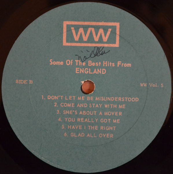 Unknown Artist - Some Of The Best Hits From England [Vinyl] | World Wide Productions (WW Vol. 5) - 4