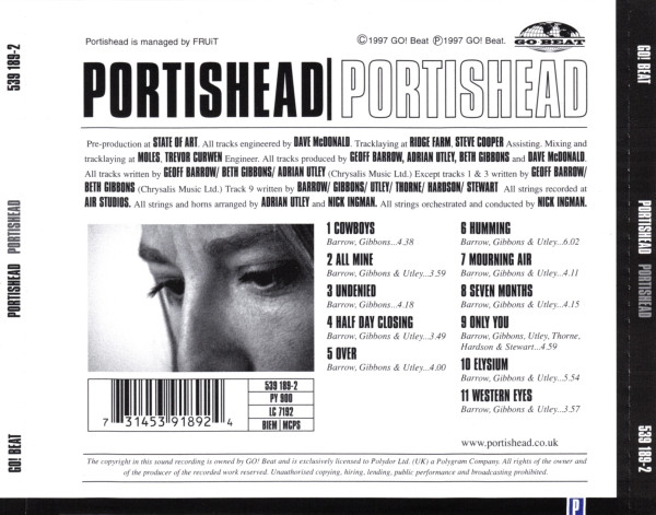 Portishead - Portishead | Go! Beat (539 189-2) - 2 Portishead - Portishead | Go! Beat (539 189-2) - 2