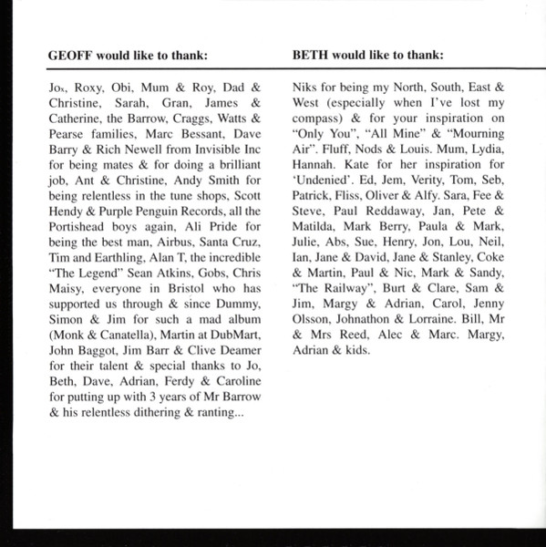 Portishead - Portishead | Go! Beat (539 189-2) - 4 Portishead - Portishead | Go! Beat (539 189-2) - 4