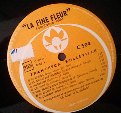 Francesca Solleville - Francesca Solleville | La Fine Fleur (C 504) - 3 Francesca Solleville - Francesca Solleville | La Fine Fleur (C 504) - 3