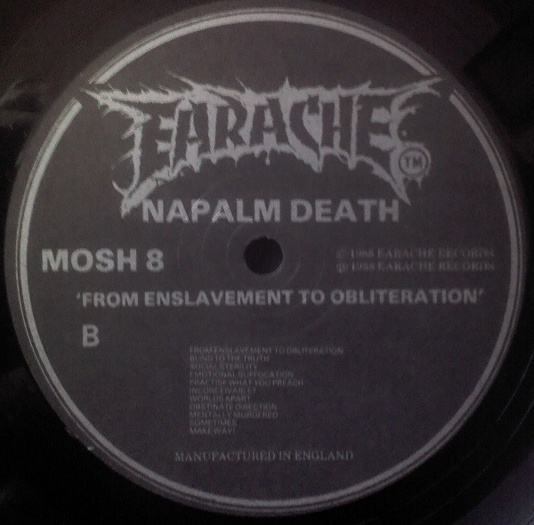 Napalm Death - From Enslavement To Obliteration | Earache (MOSH 8) - 4