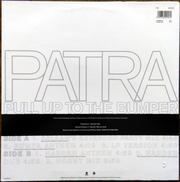 Patra - Pull Up To The Bumper | 550 Music (662095 6) - 2 Patra - Pull Up To The Bumper | 550 Music (662095 6) - 2