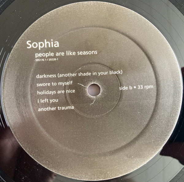 Sophia - People Are Like Seasons | City Slang (20228-1) - 4 Sophia - People Are Like Seasons | City Slang (20228-1) - 4