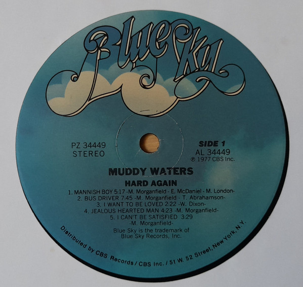 Muddy Waters - Hard Again | Blue Sky (PZ 34449) - 3 Muddy Waters - Hard Again | Blue Sky (PZ 34449) - 3
