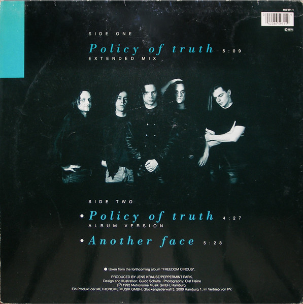 Terry Hoax - Policy Of Truth | Metronome (865 971-1) - 2