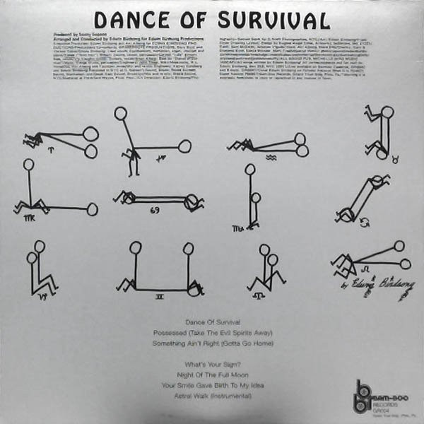 Edwin Birdsong - Dance Of Survival | Bam-Boo Records (GR004) - 2