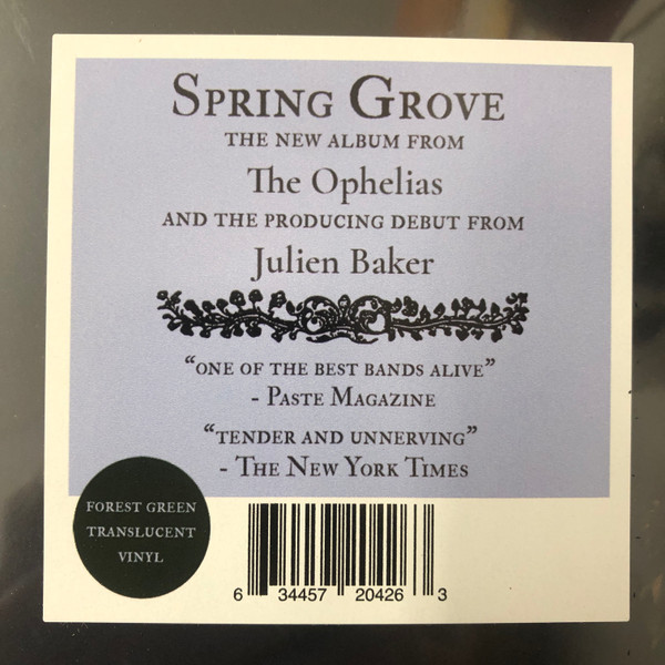 The Ophelias - Spring Grove | Get Better Records (GBR-187) - 2 The Ophelias - Spring Grove | Get Better Records (GBR-187) - 2