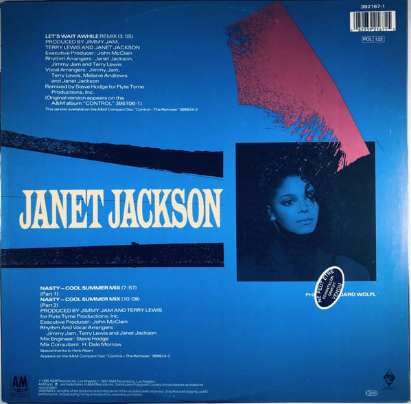 Janet Jackson - Let's Wait Awhile | A&M Records (392 167-1) - 2