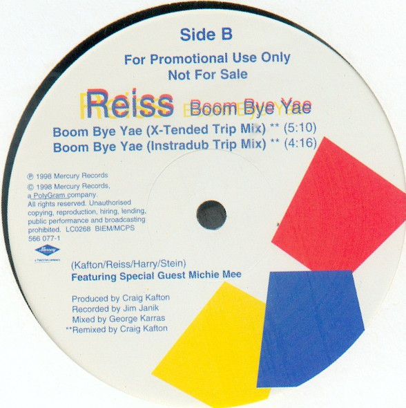 Michael Reiss - Boom Bye Yae | Mercury (566 077-1) - 2