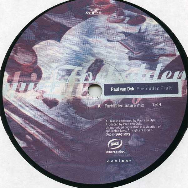 Paul van Dyk - Forbidden Fruit | Deviant Records (DVNT18X) - 2 Paul van Dyk - Forbidden Fruit | Deviant Records (DVNT18X) - 2