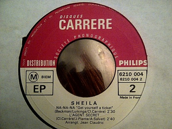Sheila - Julietta / Na-na-na | Disques Carrere (6210.004) - 4