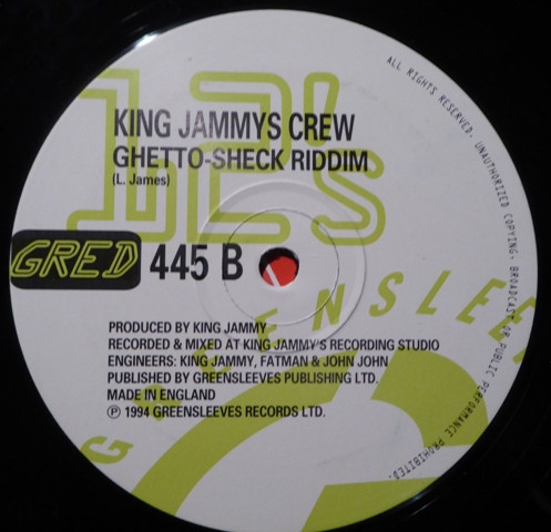 Bounty Killer - Down In The Ghetto | Greensleeves Records (GRED 445) - 2 Bounty Killer - Down In The Ghetto | Greensleeves Records (GRED 445) - 2