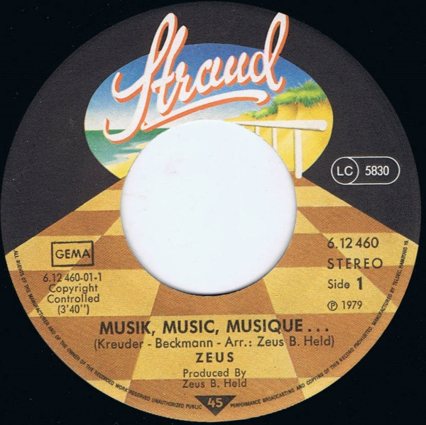 Zeus B. Held - Musik, Music, Musique... | Strand (6.12 460) - 2