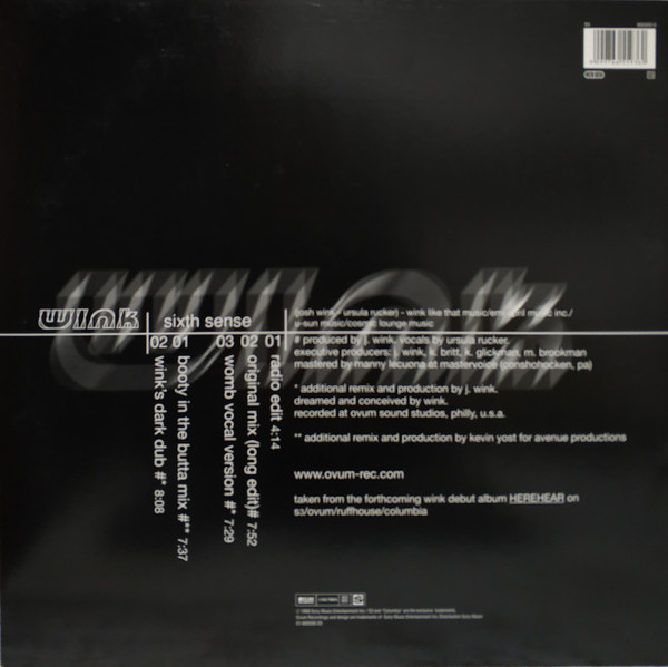 Josh Wink - Sixth Sense | S3 (S3 665593 6) - 2 Josh Wink - Sixth Sense | S3 (S3 665593 6) - 2