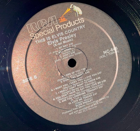 Elvis Presley - This Is Elvis Country [Vinyl] | RCA Special Products (KSL1-7084) - 4