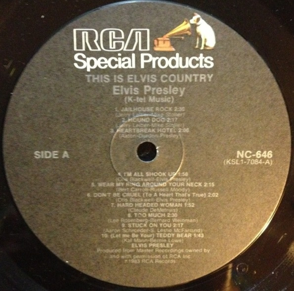 Elvis Presley - This Is Elvis Country [Vinyl] | RCA Special Products (KSL1-7084) - 3