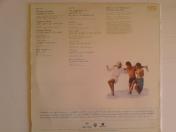 Various - Summer Lovers (Original Sound Track From The Filmways Motion Picture) | Warner Bros. Records (WAR 57020) - 2 Various - Summer Lovers (Original Sound Track From The Filmways Motion Picture) | Warner Bros. Records (WAR 57020) - 2