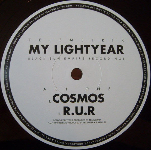 Telemetrik - My Lightyear: Act One | Black Sun Empire Recordings (BSE LP 004 SAM) - 3