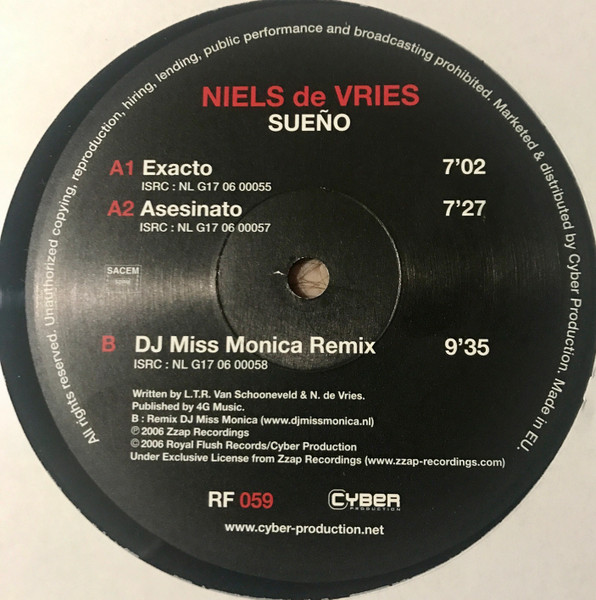 Niels de Vries - Sueño | Royal Flush Records (RF059) - 2 Niels de Vries - Sueño | Royal Flush Records (RF059) - 2