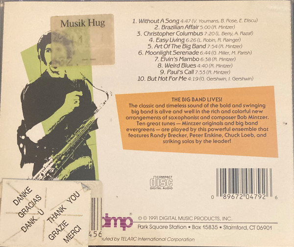 Bob Mintzer - Art Of The Big Band | DMP (CD-479) - 3