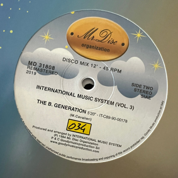 International Music System - International Music System (Vol.3) | Mr. Disc Organization (MD 31808) - 2