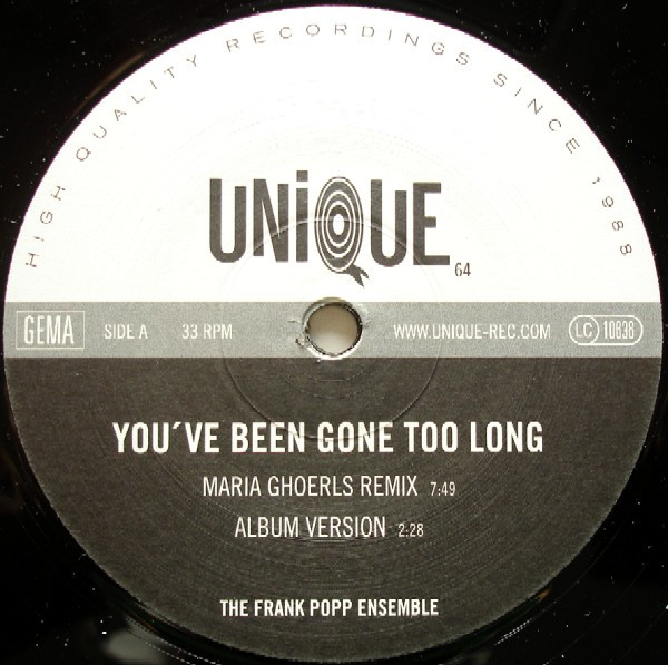 The Frank Popp Ensemble - You've Been Gone Too Long | Unique (UNIQUE 064-1) - 3 The Frank Popp Ensemble - You've Been Gone Too Long | Unique (UNIQUE 064-1) - 3