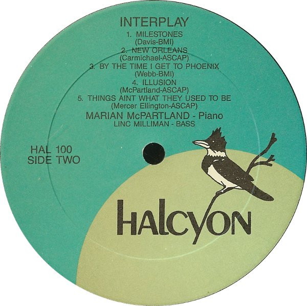 Marian McPartland - Interplay | Halcyon Records (100) - 4 Marian McPartland - Interplay | Halcyon Records (100) - 4