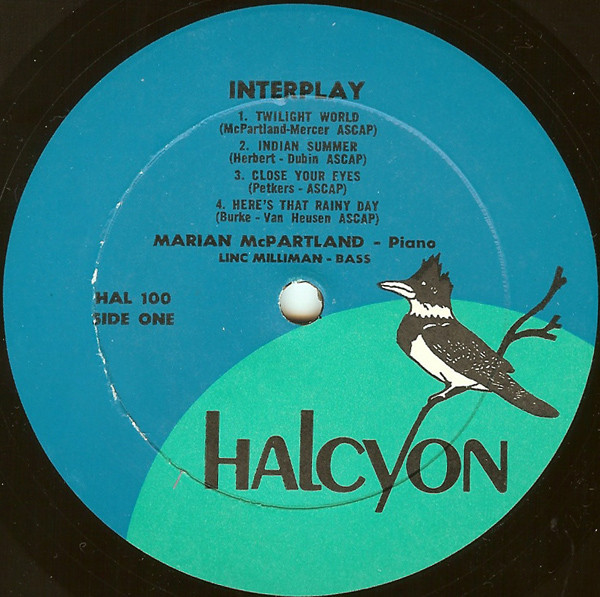 Marian McPartland - Interplay | Halcyon Records (100) - 3 Marian McPartland - Interplay | Halcyon Records (100) - 3