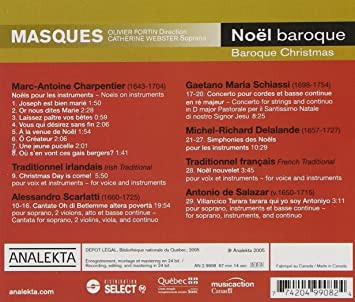 Ensemble Masques - Noël Baroque - Baroque Christmas | Analekta (AN 2 9908) - 2