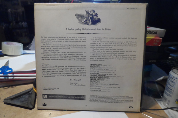 The Platters - Christmas With The Platters | Mercury (MG-20841) - 2 The Platters - Christmas With The Platters | Mercury (MG-20841) - 2
