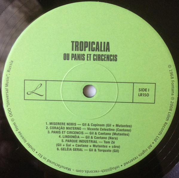 Various - Tropicália Ou Panis Et Circensis | Lilith (LR150) - 2