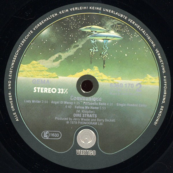Dire Straits - Communiqué | Vertigo (6360 170) - 3