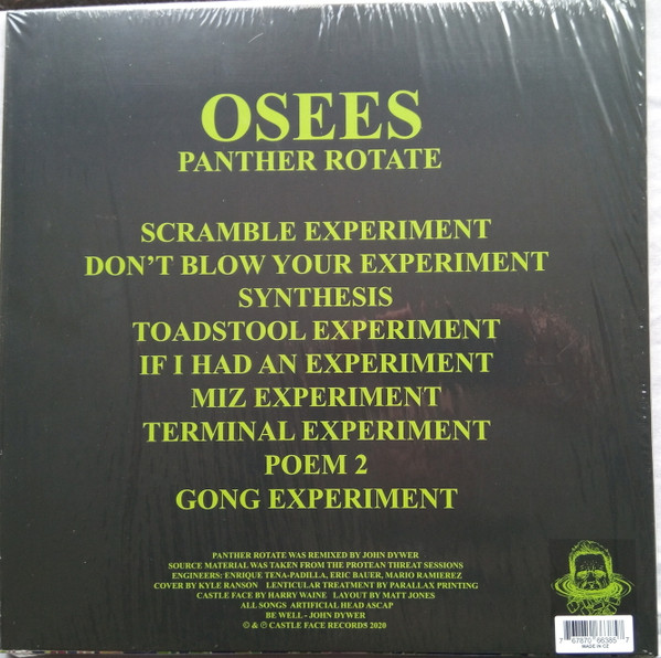 Thee Oh Sees - Panther Rotate | Castle Face (CF-132) - 2