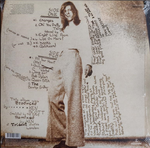 David Bowie - Hunky Dory | Parlophone (0825646289448) - 2 David Bowie - Hunky Dory | Parlophone (0825646289448) - 2