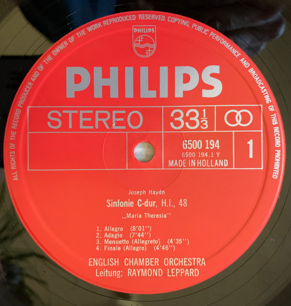 Symphonies No. 48 "Maria Theresa" And No. 70