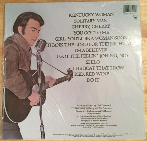 Neil Diamond - Classics The Early Years [Vinyl] | Columbia (WPC 38792) - 3
