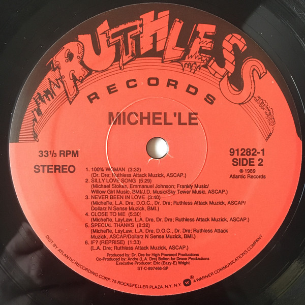 Michel'le - Michel'le | Ruthless Records (7 91282-1) - 4 Michel'le - Michel'le | Ruthless Records (7 91282-1) - 4